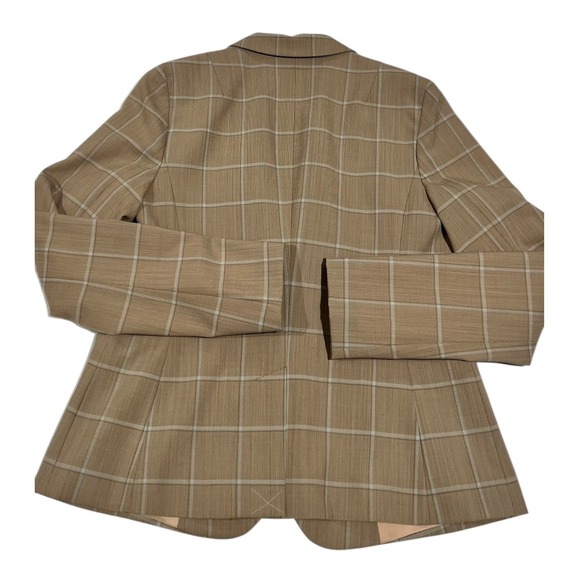 Banana Republic Women's 6 Plaid Blazer Jacket NWT Classic Fit Single Button - Picture 13 of 16